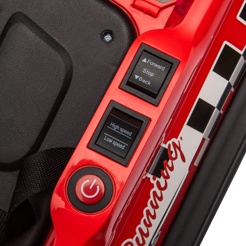 Red 6V Electric Ride-On Bumper Car for Kids