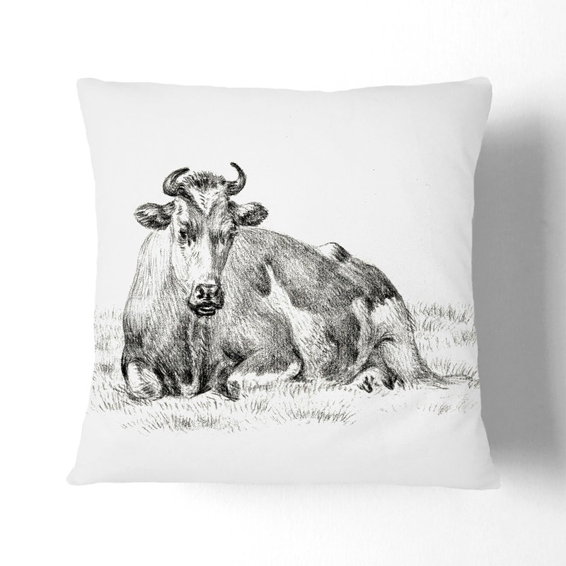 Square Throw Cushion, 55cm H x 55cm W x 20cm D, Stone