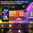 Smart Permanent Outdoor Lights, 100ft with 72 LED RGB String Lights, IP67 Waterproof Eaves Light
