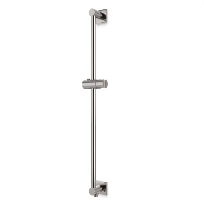 Slidebar With Integrated Water Connection Square Escutcheons, Brushed Nickel