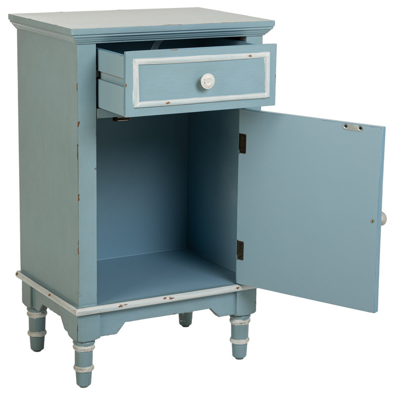 Demetrian 46 cm W Bedside Table