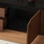 Retro Black Manufactured Wood TV Stands-1066053295-1066053457