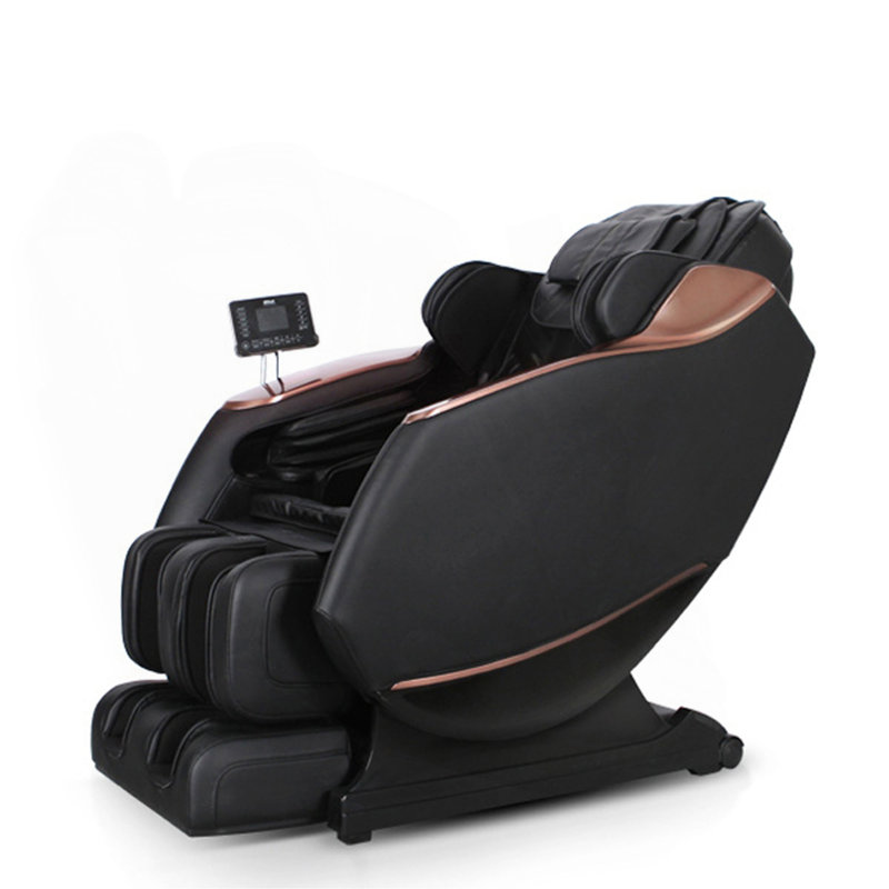 Full Body Zero Gravity Shiatsu Massage Chair SL-Track Recliner With Airbag Speaker LCD Touch Screen+Mini Remote Voice Control Back Heat
