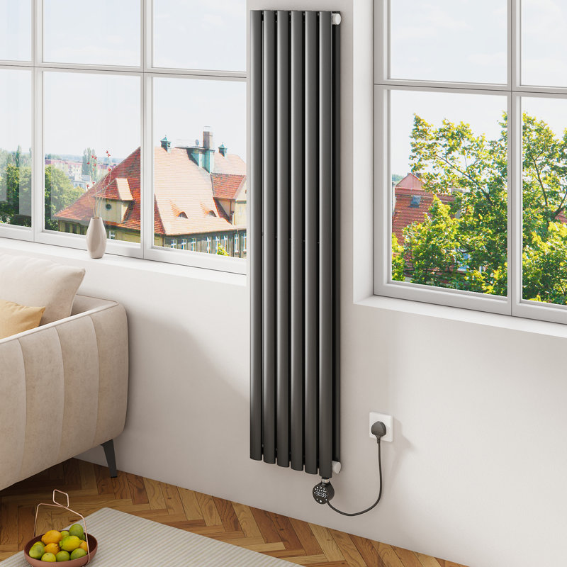 Vertical Standard Radiator, Smoke Grey