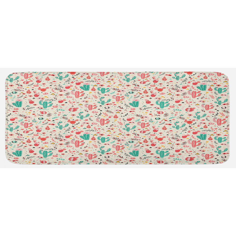 Tapis de cuisine botanique