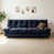 Tissu bleu foncé sélectionné