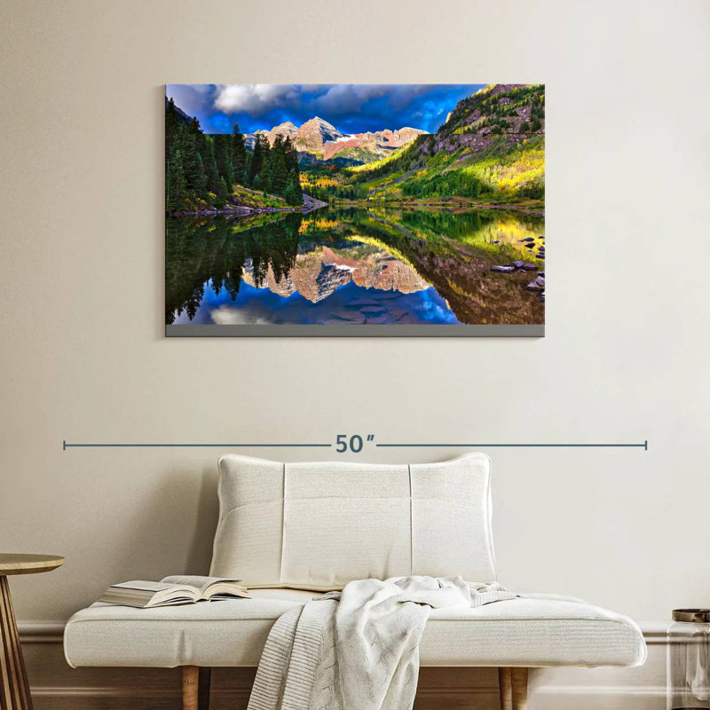 Alvord Spectacular Maroon Bells, H 26 po x l 39 po