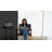 Zavanna Brass offset Floor Lamp with Big Shade