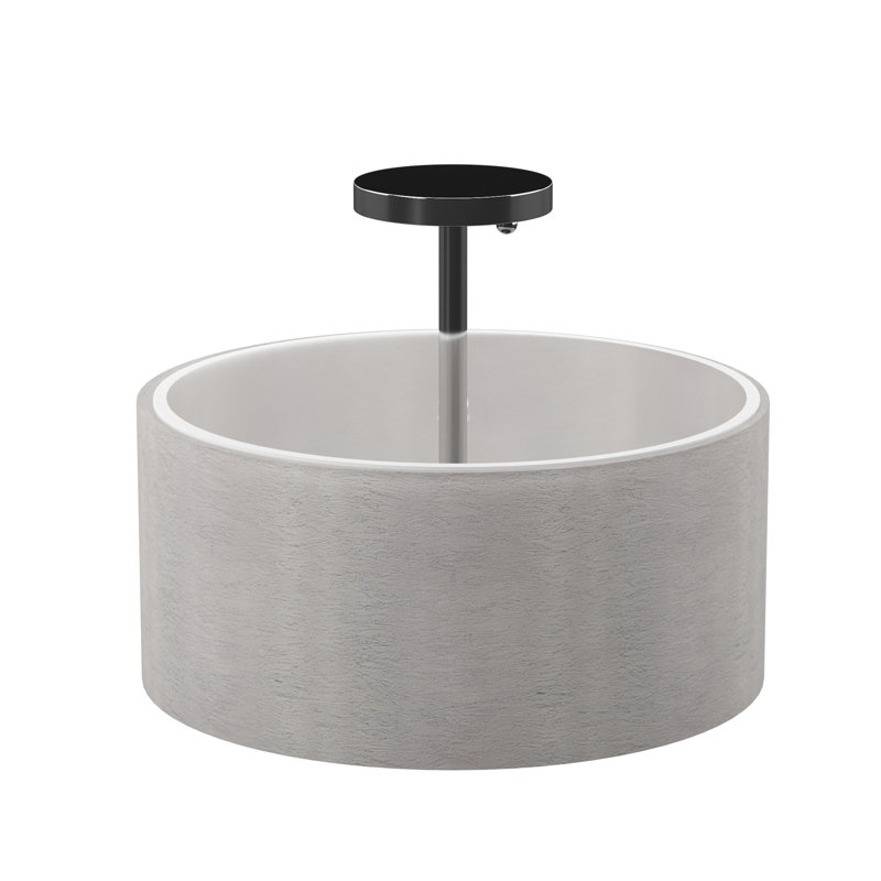 Merrillville Fabric Semi Flush Mount