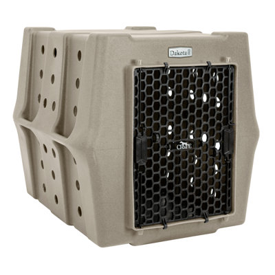 Latitude Run® CRaTE - Canine économique canine - très grand - granit Coyote
