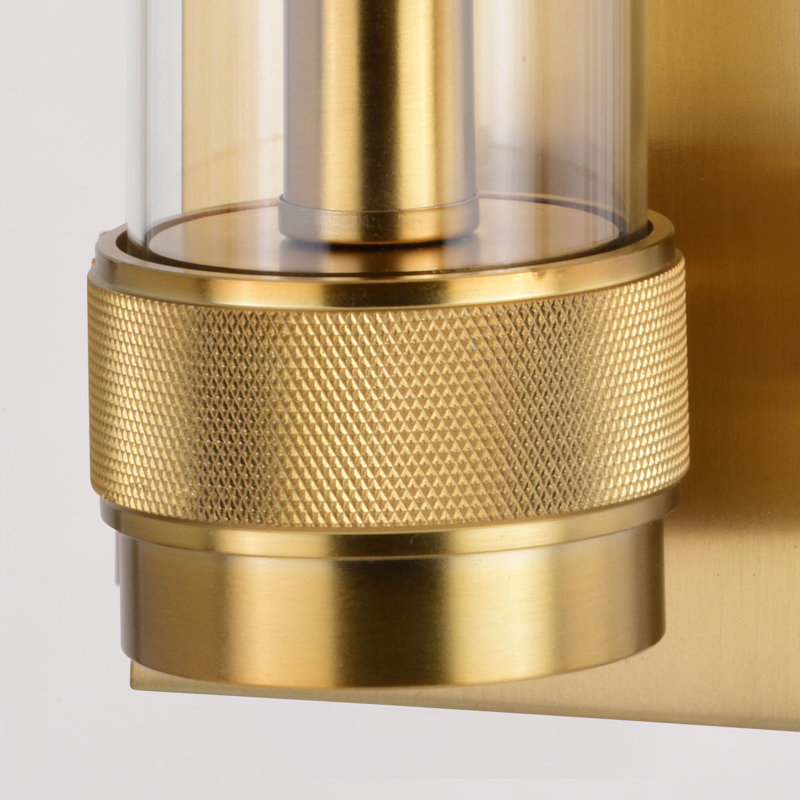 Penkridge Steel Armed Sconce, Satin Brass