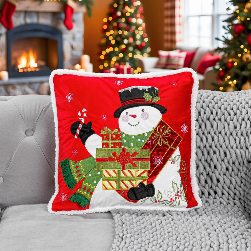 Red Square Cushion