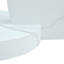 Table basse moderne à double couche à motif marbré moderne - Design polyvalent, plusieurs couleurs disponibles. Autocollant de panneau de densité, verre renforcé, comptoir ovale.-1305920482