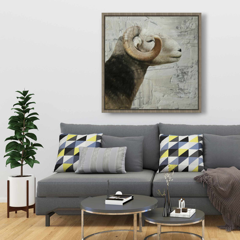 Toile encadrée pour la chambre des animaux Aries | Décoration intérieure