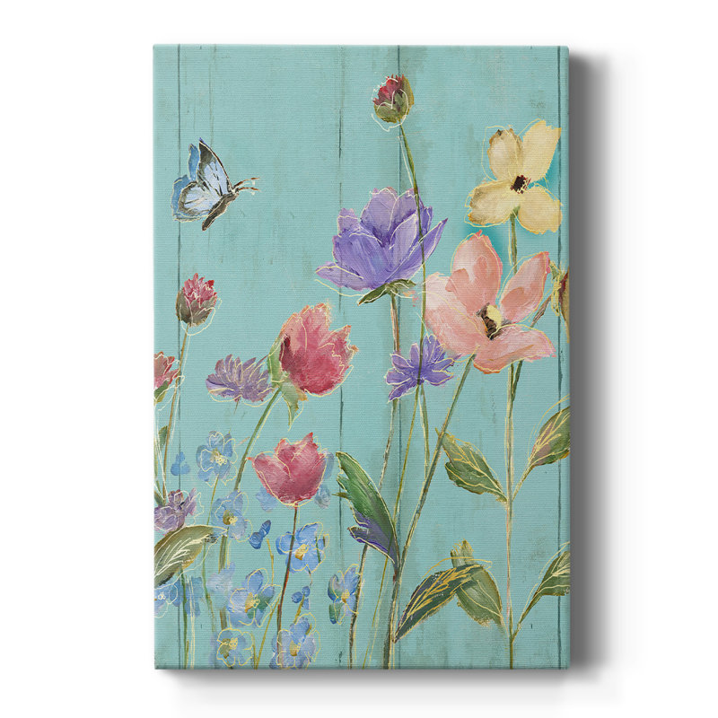 Wildflower Flutter III - galerie sur mesure, H 18 po x l 12 po
