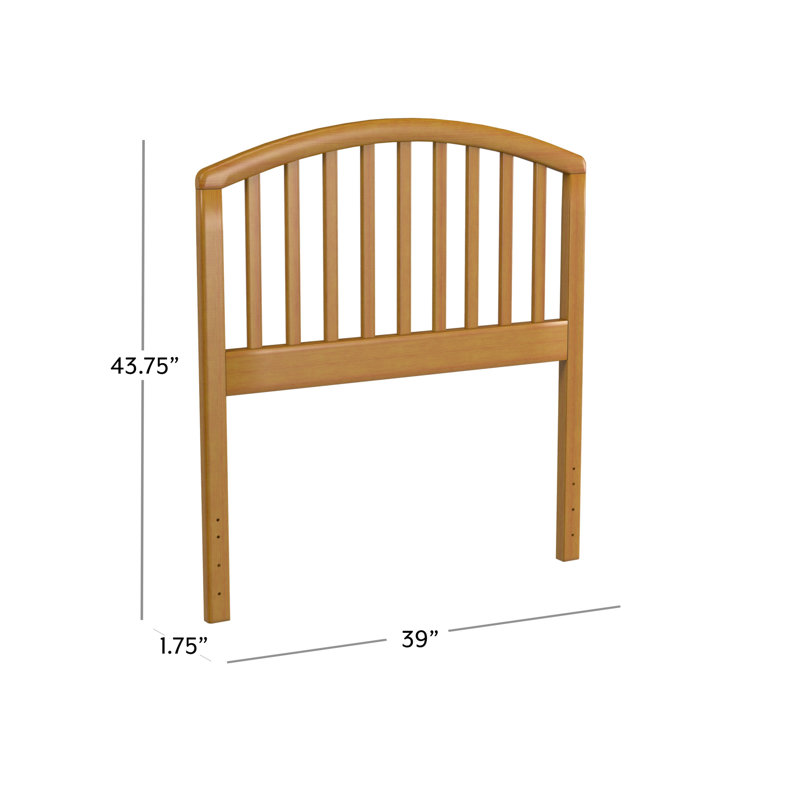 Brekke Solid Wood Headboard, Twin, Country Pine