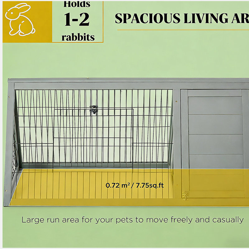 Cage à lapin pour petits animaux, Gris