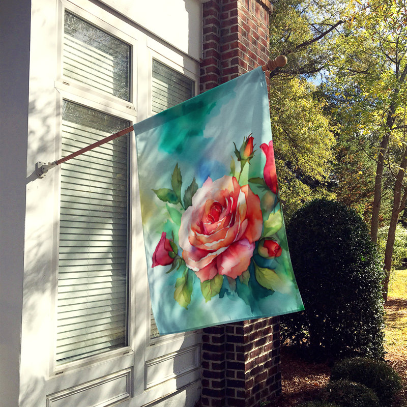 Double Sided 40'' H x 28'' W Polyester House Flag