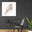 «Barn Owl VI» par Chris Paschke - Art textuel sans cadre-1634390245