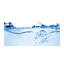 Linn 50cm W x 100cm L Glass Peel and Stick Panel