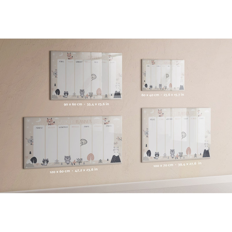 Magnetic Glass Dry Erase Board