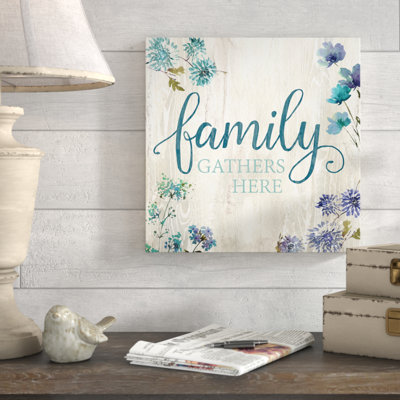 " Family Gathers Here "