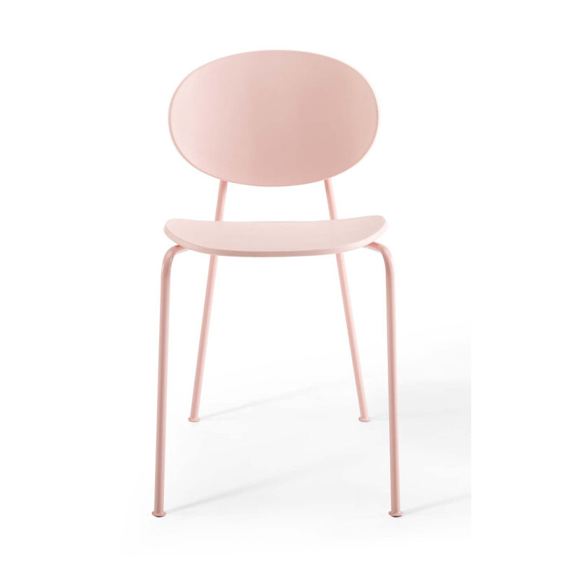 Palette Dining Side Chair by Modway, Pink
