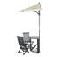 Ensemble de bistro 3 pièces avec parasol Southington-25754600
