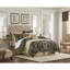 Ensembles de literie pour grand lit en jacquard de luxe, édredon en polyester durable avec un motif damassé exquis, parfait pour la décoration intérieure