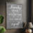 Laundry Schedule Framed Print - Solid Wood-468323589