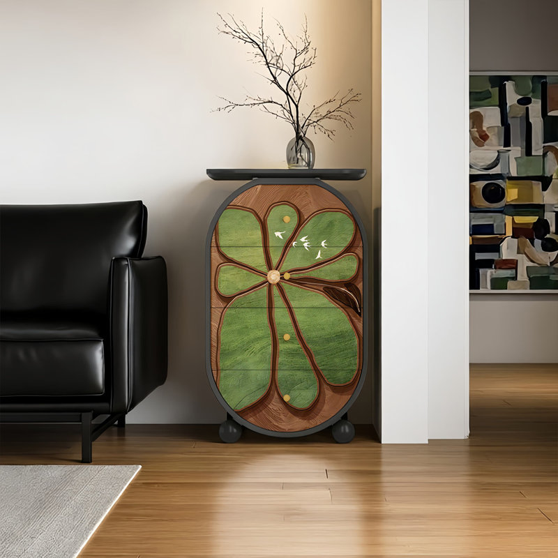Armoire 4 tiroirs en bois massif de style français