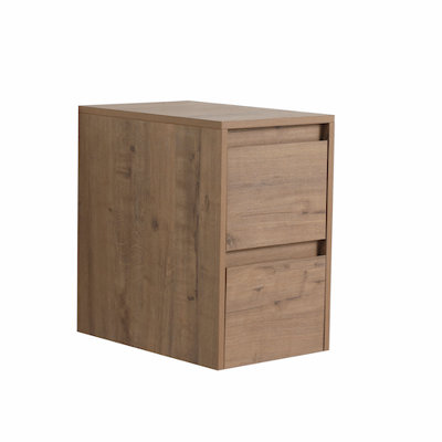 12 Inch  Wall-Mounted Cabinet With 2 Soft-Closing Drawers
