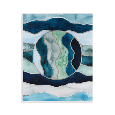 "Roted Circle on Waves", art mural par Joris Hoefnagel