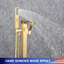 Robinet de baignoire autoportant monocommande à fixation au sol avec douche à main-59721700