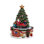 Kurt Adler Christmas Tree Wind-Up Revolving O Christmas Tree Music Box, 6in