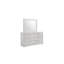 Commode à 6 tiroirs en bois blanc de style moderne Blanca