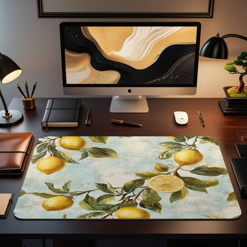 Polyester Desk Pad, 14.4x12.1