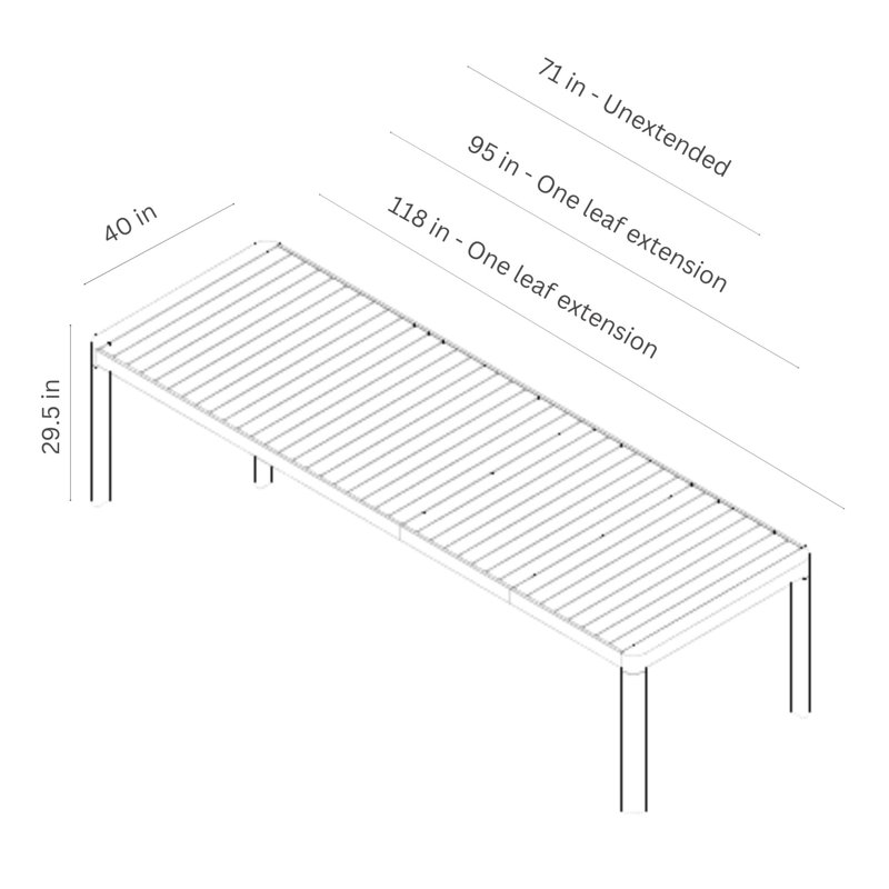 Amazonia Milky Extendable Outdoor Patio Aluminum And Resin Dining Set, Gray, 12