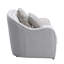 Premium Linen Loveseat with 4 Accent Pillows