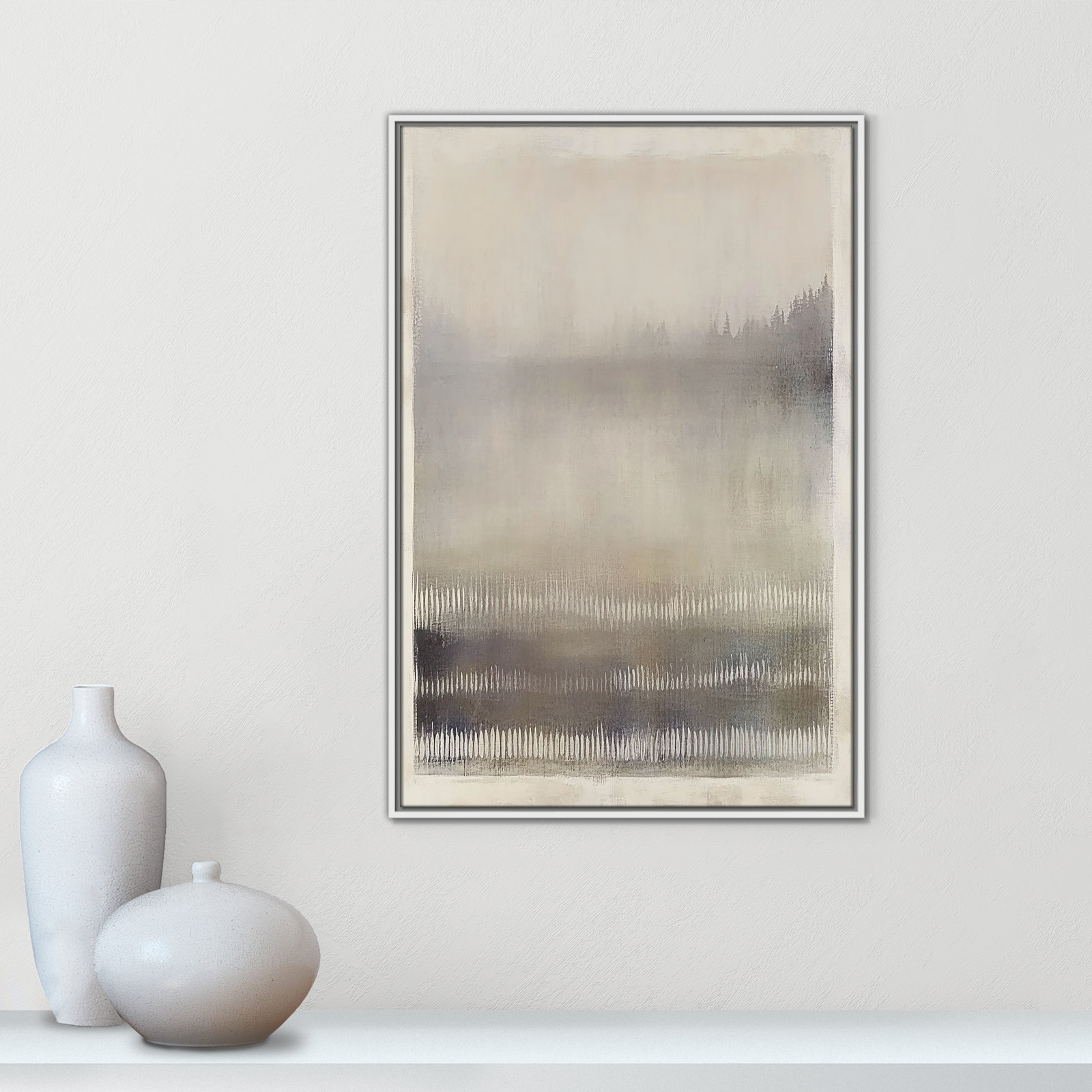 Balanced Silence III Print by Irena Orlov, 37.5" H x 25.5" W, White Floater