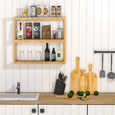 Brunetto Wicker Bathroom Shelves