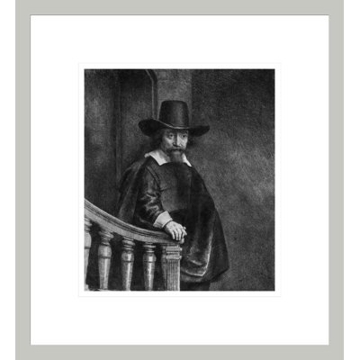 Ephraim Bonus known as 'The Jew with the Banister' by Rembrandt van Rijn - Framed Giclee Print