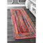 Tapis multicolore en coton tressé à la main bohème-1427082777