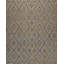 Geometric Area Rug in Brown/Blue