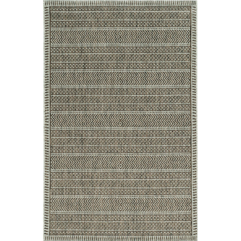 Tapis intérieur / extérieur touffeté Stephania, Rectangle 8 pi x 11 pi
