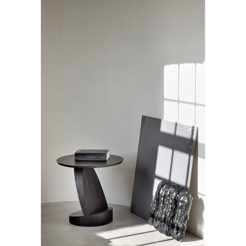 Oblic Solid Wood End Table