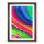 Rainbow Motion in Abstract - Picture Frame Graphic Art Print-55765269-55765270