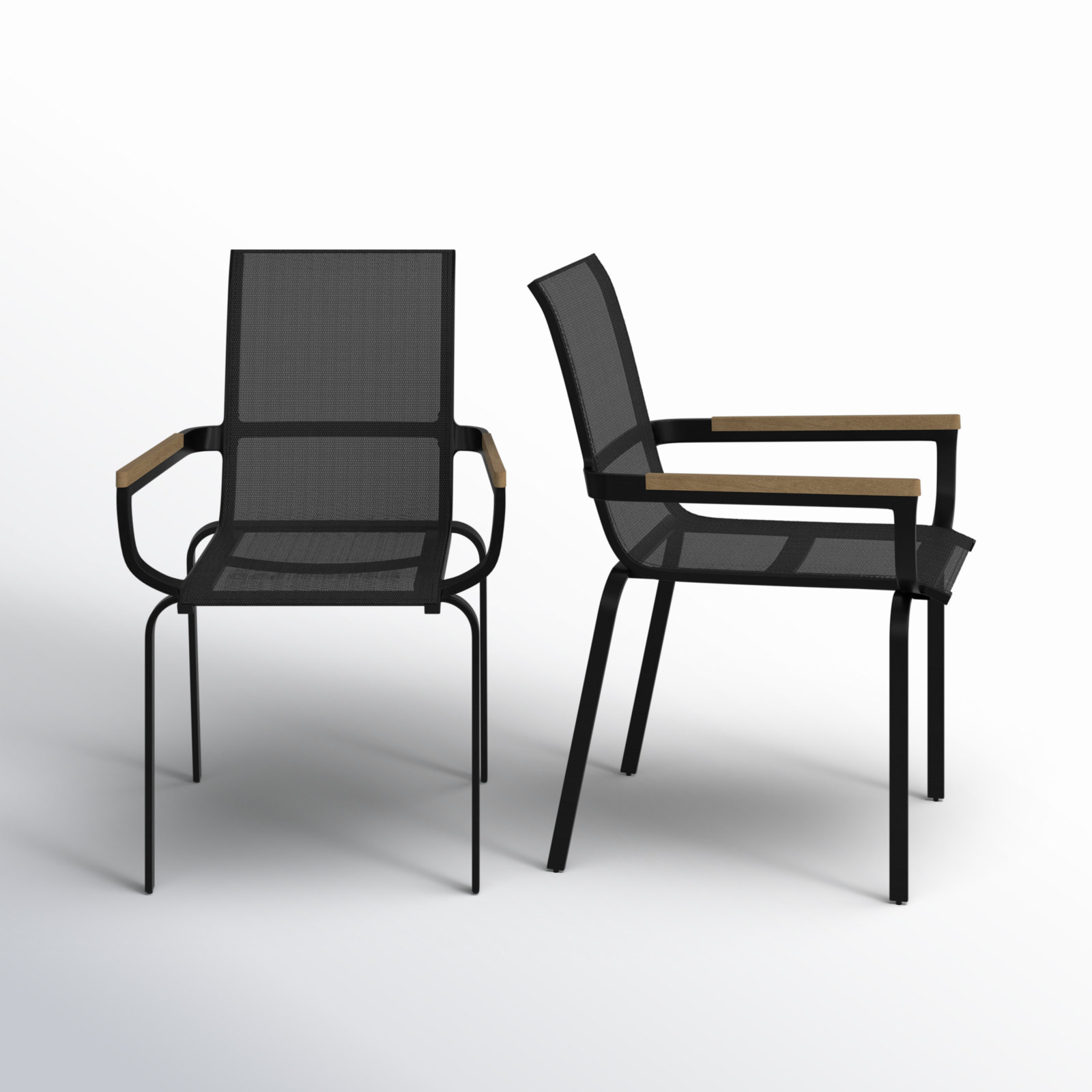 Lynna Premium All-Weather Wicker Outdoor Stacking Dining Armchair