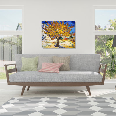 «The Mulberry Tree» par Vincent Van Gogh, reproduction sur toile