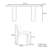 French retro simple rectangular dining table set-107362591